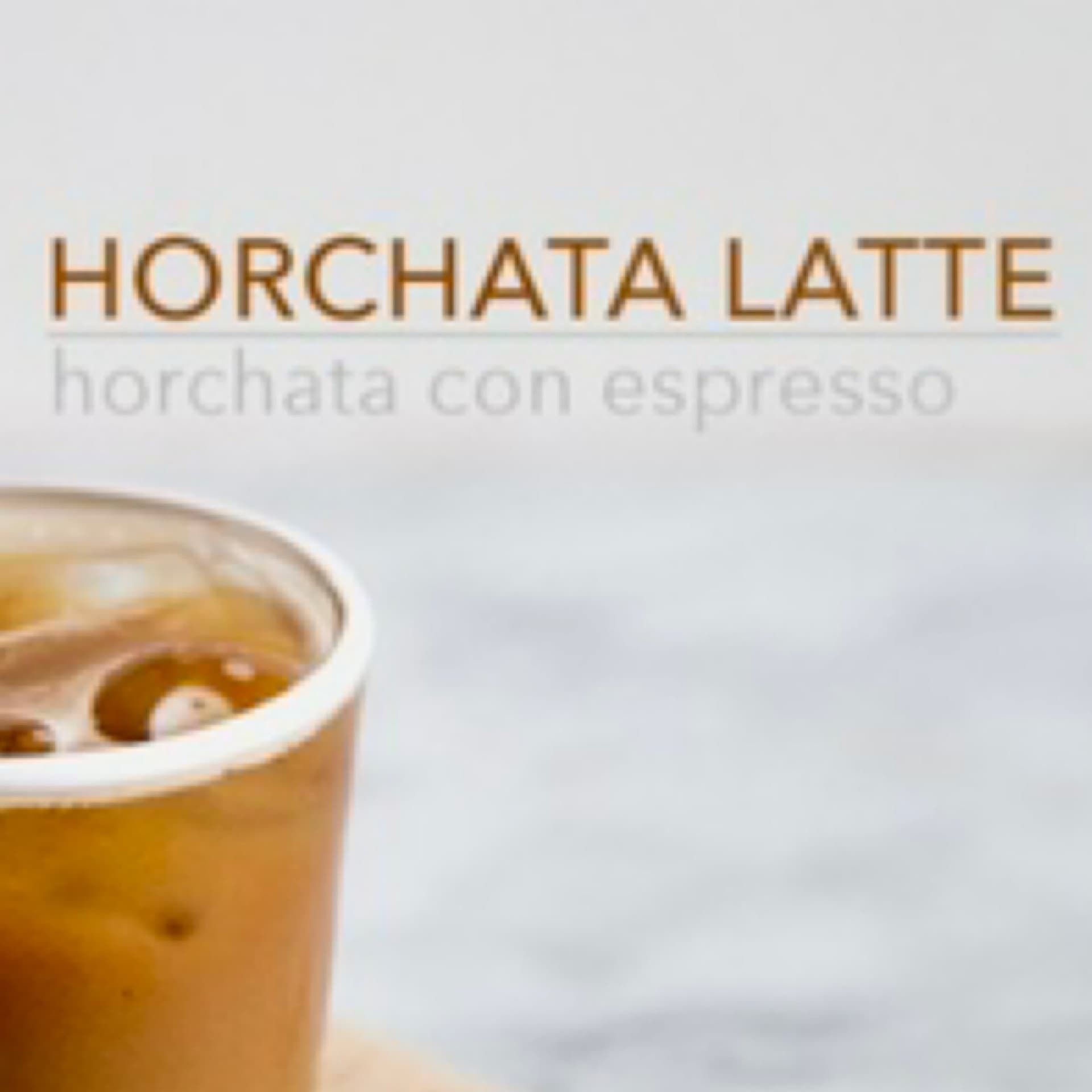 Sonoratown Horchata Latte